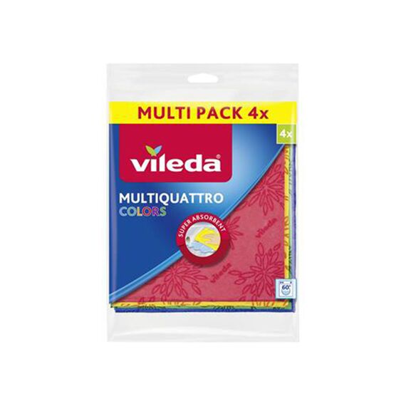 Vileda Multiquattro Sponsdoek 4P