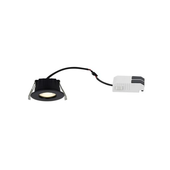 Nordlux Rosalee Inbouwspot Zwart - IP65 Dim Cct Switch - Isolatie 7W/600Lm - 50.000H