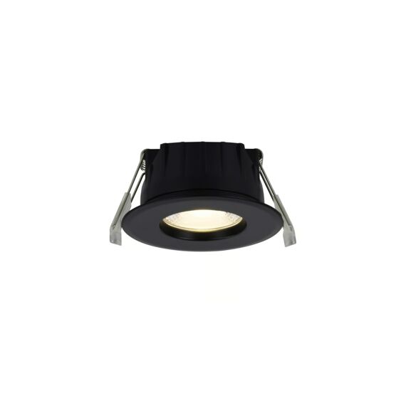 Nordlux Rosalee Inbouwspot Zwart - IP65 Dim Cct Switch - Isolatie 7W/600Lm - 50.000H