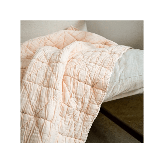 Coco & Pine Deken 100X135Cm Bobbie Cream Pink