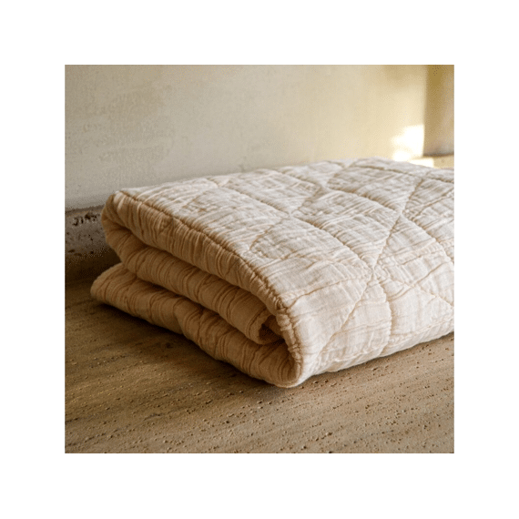 Coco & Pine Deken 100X135Cm Bobbie Cream Pink