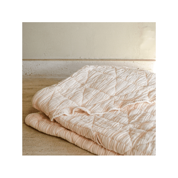 Coco & Pine Wikkeldeken Bobbie Cream Pink