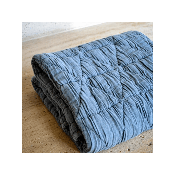 Coco & Pine Deken 100X135Cm Bobbie Blue