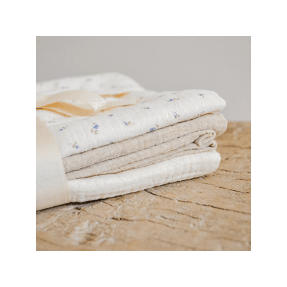 Coco & Pine Hydrofiele Doeken 60X60Cm 3 Pack Ellis