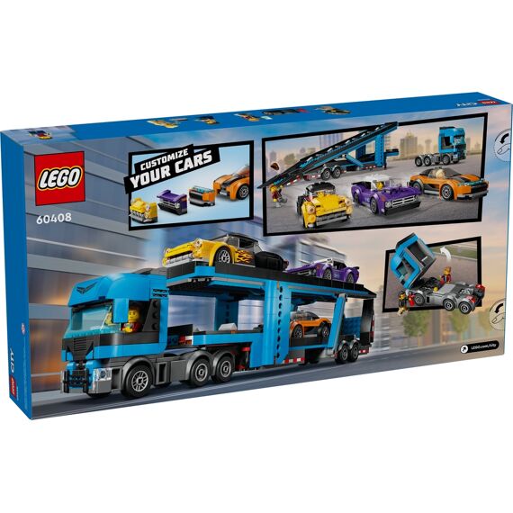 Lego City 60408 Transportvoertuig Met Sportauto'S