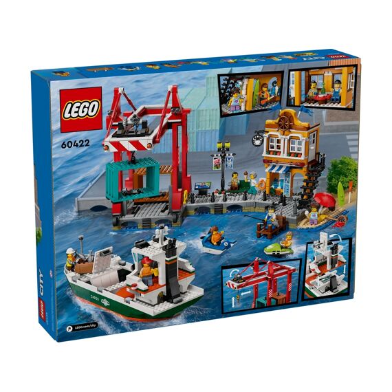 Lego City 60422 Haven Met Vrachtschip