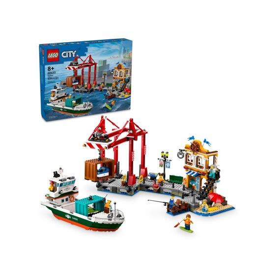 Lego City 60422 Haven Met Vrachtschip