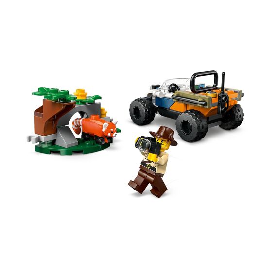 Lego City 60424 Jungleonderzoekers: Rode Panda-Missie Met Terreinwagen