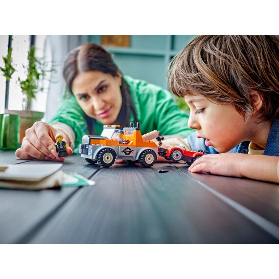 Lego City 60435 Sleepwagen En Sportautoreparatie