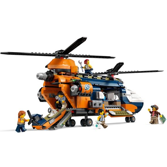 Lego City 60437 Jungleonderzoekers: Helikopter Bij De Basis