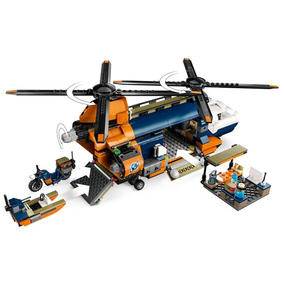 Lego City 60437 Jungleonderzoekers: Helikopter Bij De Basis