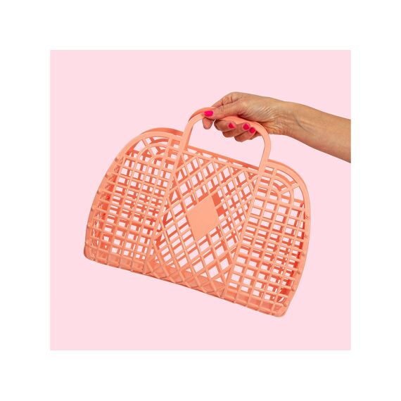 Sunjellies Retro Basket Large Peach