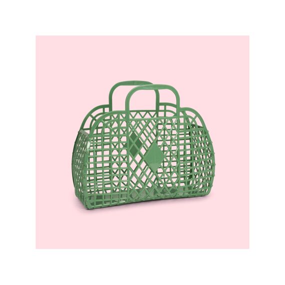 Sunjellies Retro Basket Small Olive