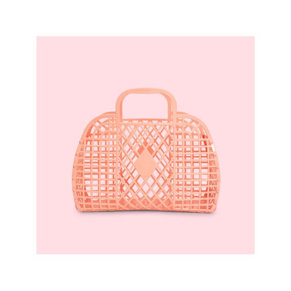 Sunjellies Retro Basket Small Peach