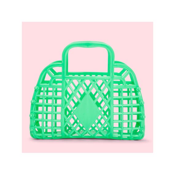 Sunjellies Retro Basket Mini Green