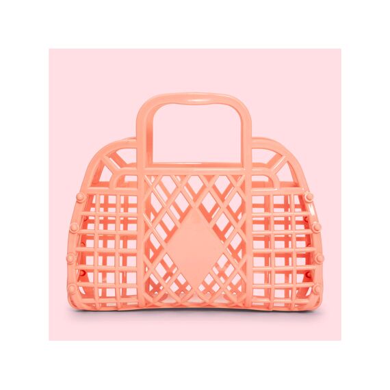 Sunjellies Retro Basket Mini Peach