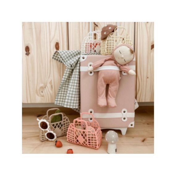 Sunjellies Retro Basket Mini Peach