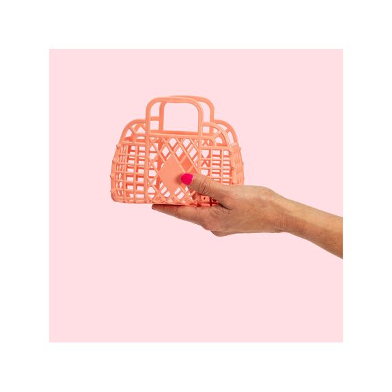 Sunjellies Retro Basket Mini Peach