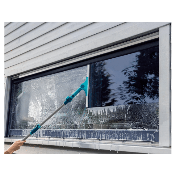 Leifheit Squeegee Raamtrekker 2in1 XL Pro Reach 40Cm + Telescoopsteel 200Cm