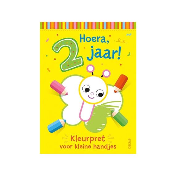 Hoera 2 Jaar! Kleurpret Voor Kleine Handjes