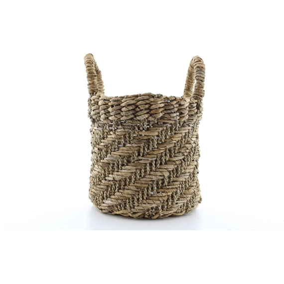 Mand Abaca Naturel D30Xh30Cm