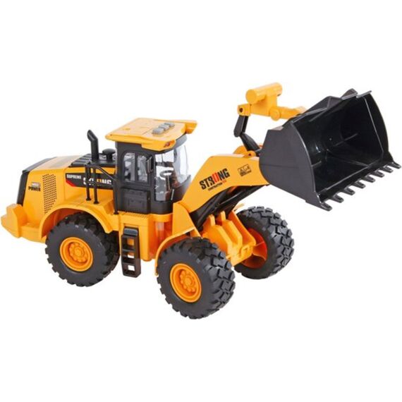 2-Play Bulldozer Licht En Geluid Frictie 30Cm