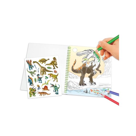 Dino World Kleurboek Met Pailletten