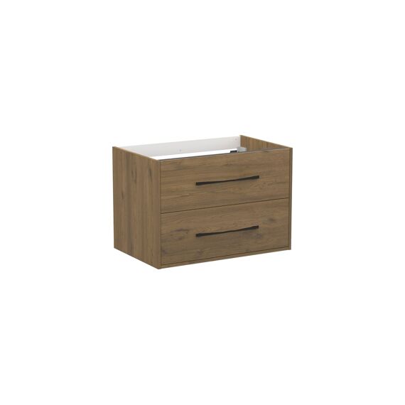 Allibert Galaxy Wastafelonderkast Cognac - 80Cm - 2 Lades