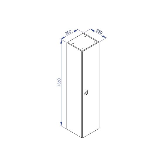 Allibert Opti Kolomkast 35Cm