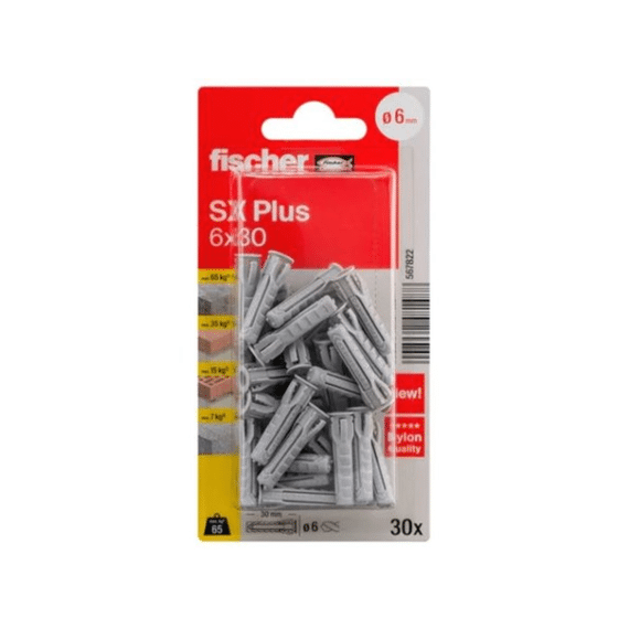 Fischer Plug Sx Plus 6X30 K Nv