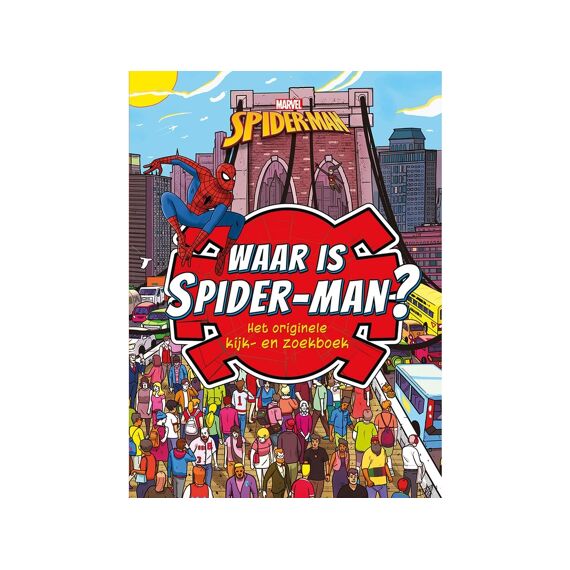 Marvel Waar Is Spider Man? Het Originele Kijk-En Zoekboek