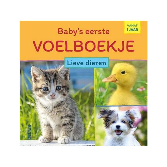Babys Eerste Voelboekje - Lieve Dieren