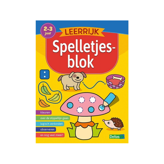 Leerrijk Spelletjesblok (2-3J)