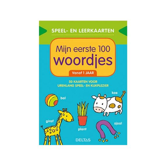 Speel-En Leerkaarten Mijn Eerste 100 Woordjes (Vanaf 1 Jaar)