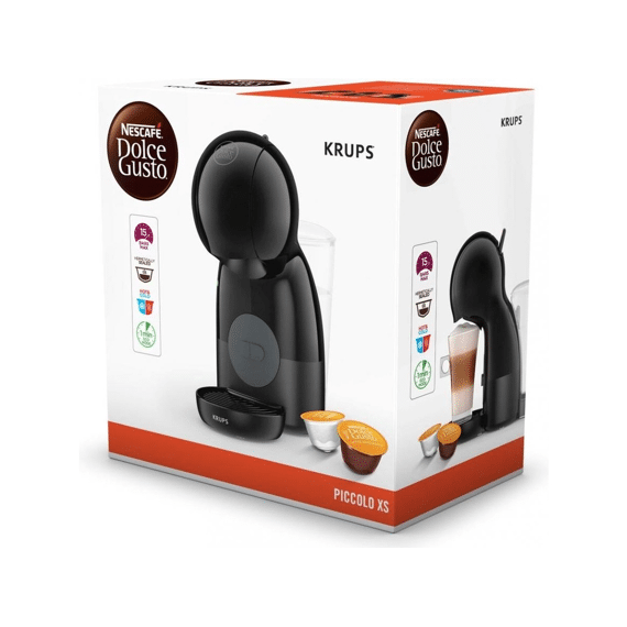 Krups Yy4876Fd Piccolo Xs Zwart