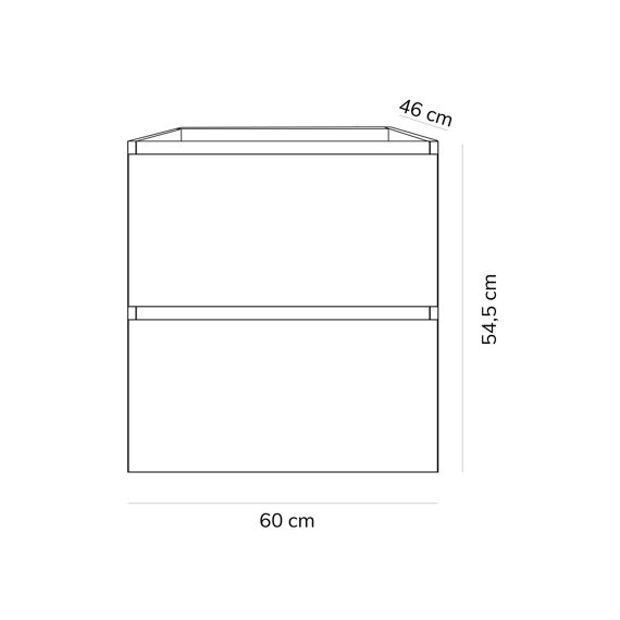 Rio Onderkast 60Cm Houtdecor