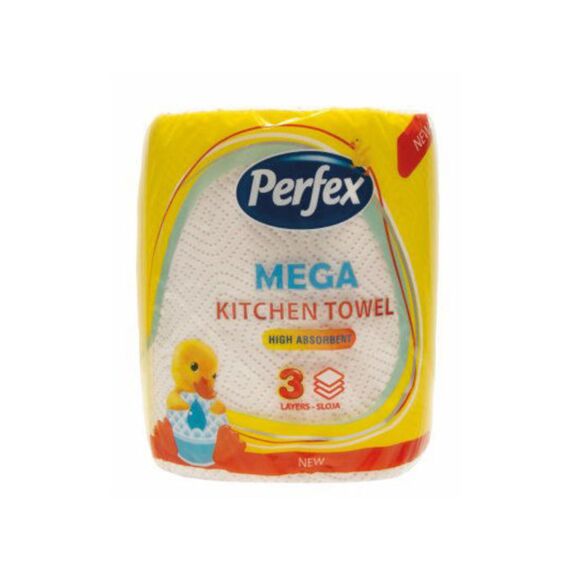 Perfex Keukenrollen 1 Rol 3-Laags Geetiketteerd
