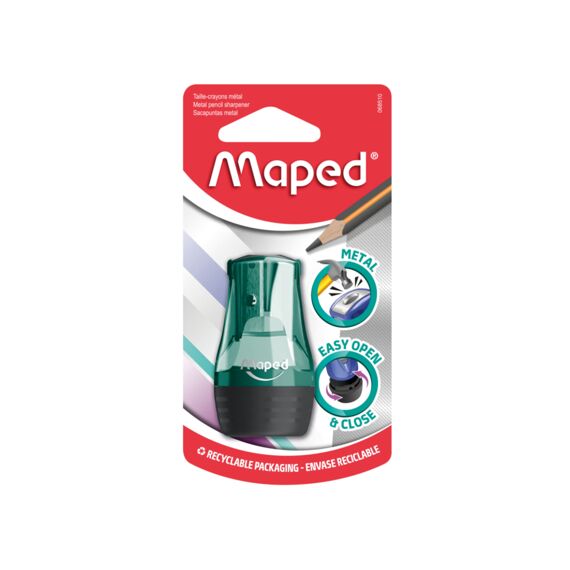 Maped Tonic Metal Potloodslijper Met 1 Gat Assortiment Prijs Per Kleur