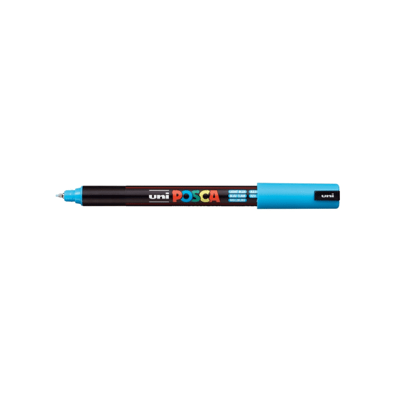 Posca Marker Met Gekalibreerde Punt Extra Fijn Lichtblauw