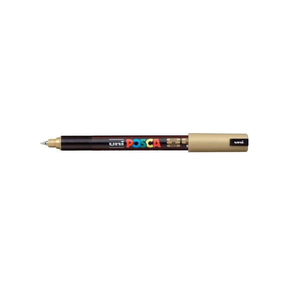 Posca Marker Met Gekalibreerde Punt Extra Fijn Goud