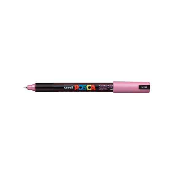 Posca Marker Met Gekalibreerde Punt Extra Fijn Metallic Roze