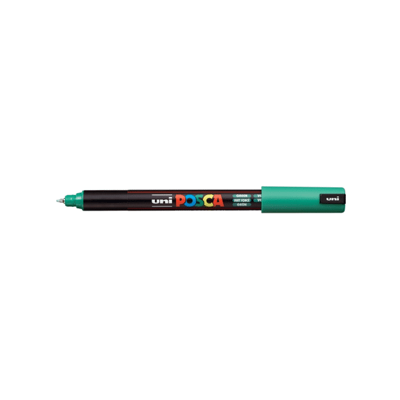 Posca Marker Met Gekalibreerde Punt Extra Fijn Donkergroen