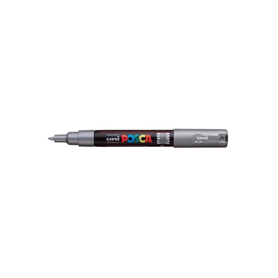 Posca Marker Met Conische Punt Extra Fijn Zilver