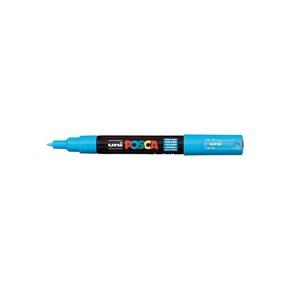 Posca Marker Met Conische Punt Extra Fijn Lichtblauw