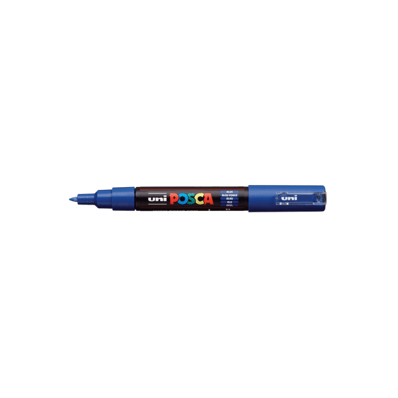 Posca Marker Met Conische Punt Extra Fijn Donkerblauw