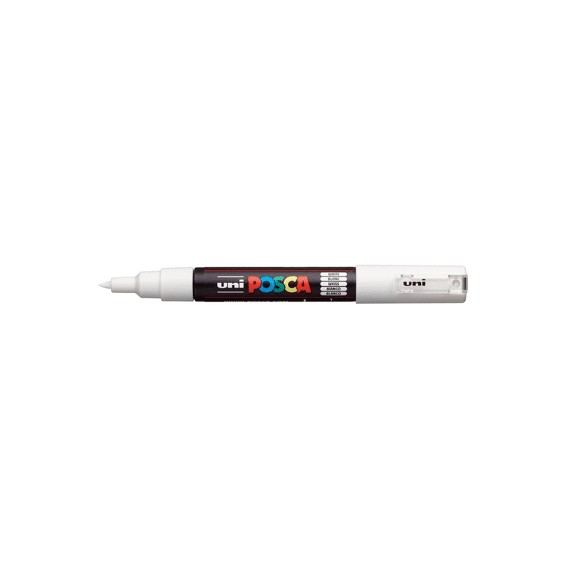 Posca Marker Met Conische Punt Extra Fijn Wit