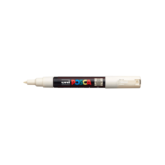 Posca Marker Met Conische Punt Extra Fijn Ivoor