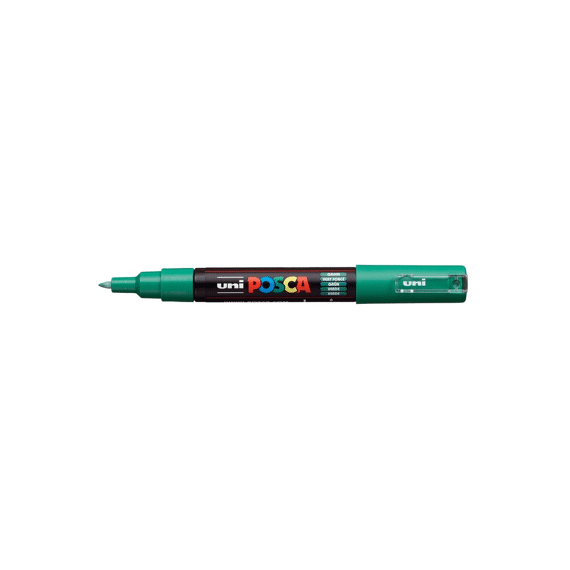 Posca Marker Met Conische Punt Extra Fijn Donkergroen