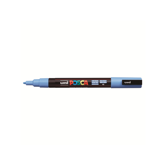 Posca Marker Met Conische Punt Fijn Hemelsblauw