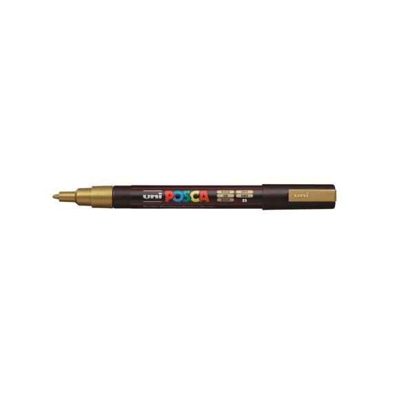 Posca Marker Met Conische Punt Fijn Goud